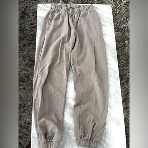 Beige John Galt Brandy Melville Rosa sweatpants one size